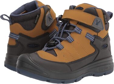 KEEN Redwood Mid - водонепроникні трекінгові черевики для дітей (32/33 EU, Harvest Gold Vintage Indigo)