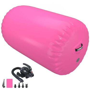 Гімнастичний повітряний мат DOBESTS Airtrack (висота 10/20 см, довжина 2-6 м) з насосом та сумкою для тумблінгу, йоги та фітнесу