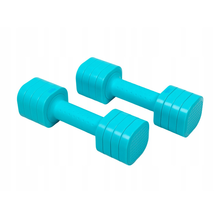 Регульовані гантелі ACRA LADY 2-5 фунтів — набір 2 шт., загальна вага 4,66 кг