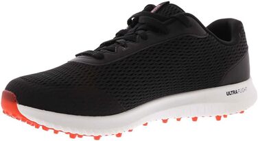 Чоловічі гольф-туфлі Skechers Elite 5 Range Relaxed Fit, водонепроникні, без шипів (40 EU, чорний/червоний)