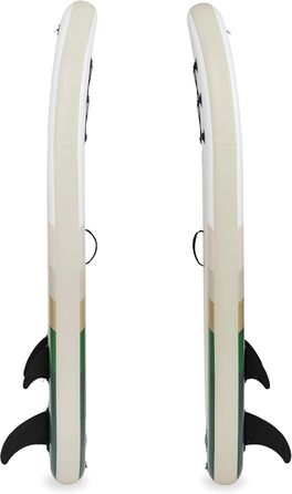 SUP дошка надувна для дітей HyperMotion 15 см, з веслом, помпою, рюкзаком, до 130 кг, зелена