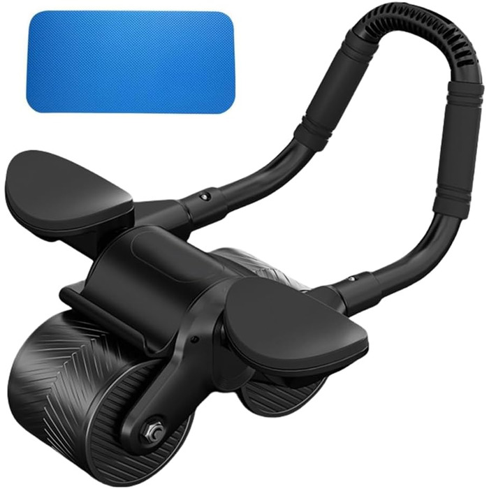 Ролик для пресу з автоматичним відскоком та підтримкою ліктів, чорний