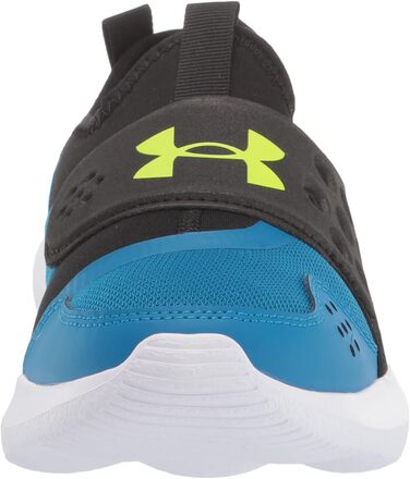 Дитячі кросівки для бігу Under Armour BPS Essential, чорно-білі (30 EU, Cruise Blau Schwarz Warngelb)