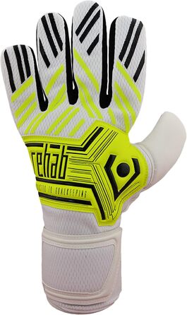 Воротарські рукавички Rehab Core NC з Pro Grip для футболу, для дорослих і дітей, розмір 5-11, жовті