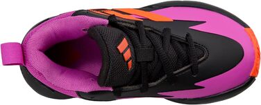 Кросівки дитячі Adidas Cross Em Up Select Mid для баскетболу, розмір 29 EU, чорний/фіолетовий/помаранчевий