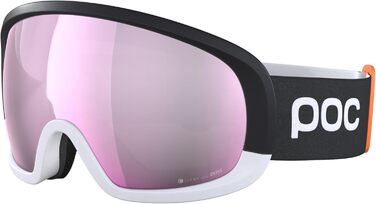 Гірськолижна маска POC Fovea Mid Clarity Comp, унісекс, універсальний розмір, чорна, лінзи для слабкого освітлення