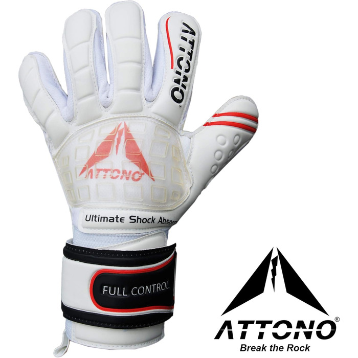 Воротарські рукавички ATTONO Profi Full Control, розмір 8, професійні