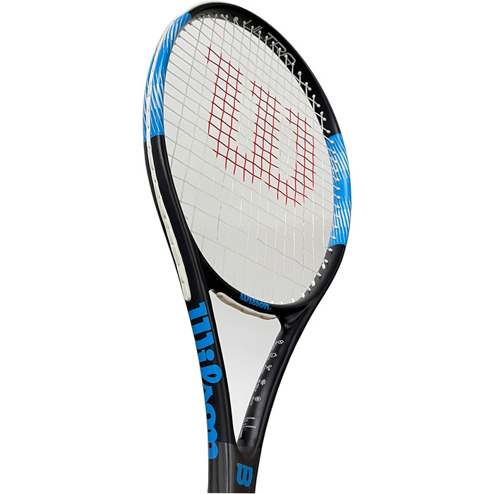 Тенісна ракетка Wilson Ultra Elite 105 для дорослих, розмір ручки 2 (4 1/4''), чорна/синя/біла
