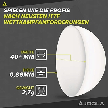 М’ячі для настільного тенісу JOOLA Advanced training (12+3 шт.)