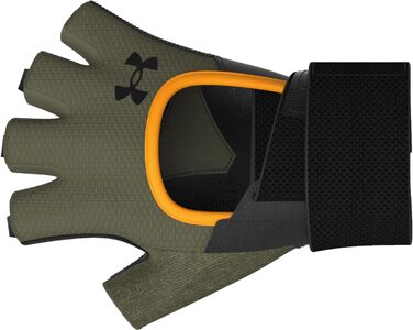 Рукавички для важкої атлетики Under Armour Half Finger (S, 390) Marine Od Green / Black / Black