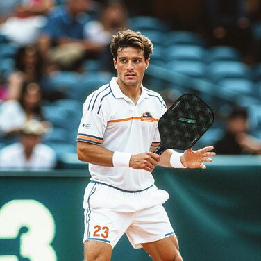 Набір для піклболу Ergonomicstar: фібергласові ракетки, 4 м'ячі, сумка, захист, легкі ракетки для початківців, для гри в приміщенні та на вулиці, чорний