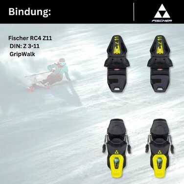 Гірськолижний комплект Fischer RC4 Superior TI AR 23/24 + RC4 Z11 165 см