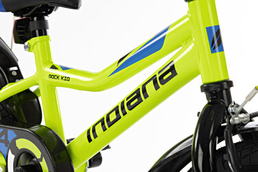 Дитячий велосипед Indiana Rock Kid, 14 дюймів, жовтий