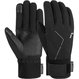 Універсальні спортивні рукавички Reusch Diver X R-TEX XT для сенсорних екранів, водонепроникні, вітрозахисні, дихаючі, для чоловіків і жінок, чорні/сріблясті, розмір 8.5