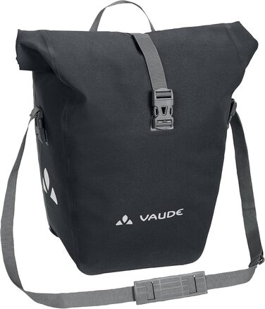 Велосумка VAUDE Aqua Back Deluxe 2x24 л, водонепроникна, чорна, на багажник, Німеччина