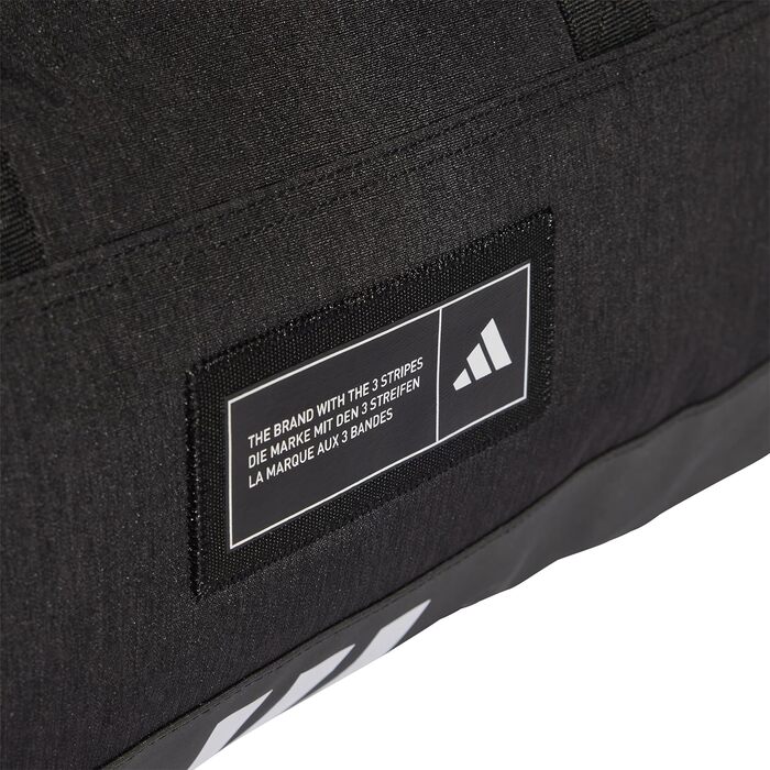 Сумка спортивна adidas 4ATHLTS, синя, розмір S, 20x45,5x23 см, чорні вставки