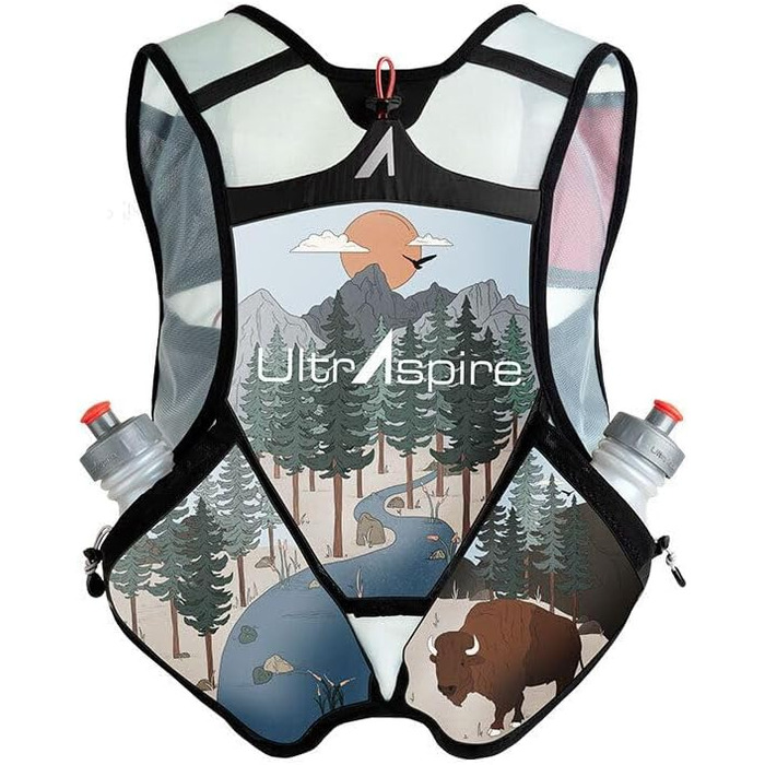 Ultraspire Momentum 2.0 – мінімалістичний гідратор, бігова жилетка 6 л з можливістю встановлення 4 фляг по 550 мл (фляги купуються окремо)