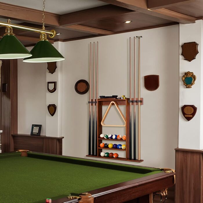 Підставка для бильків XCSOURCE: органайзер для 6 бильків та аксесуарів для більярдного столу