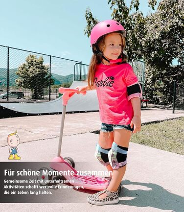 Simply Kids Набір захисту для дітей: наколінники, налокітники та захист на зап'ястя, розмір S, єдиноріг, для біговела, велосипеда, скейтборда, роликів
