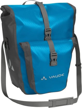 Велосумка Vaude Aqua Back Plus Single 25,5 л, водонепроникна, для заднього багажника, сіра, вироблено в Німеччині