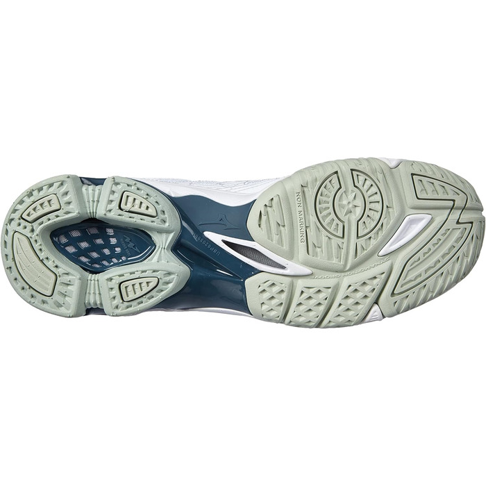 Волейбольне взуття Mizuno Wave Voltage Unisex чорно-біле (37 EU)