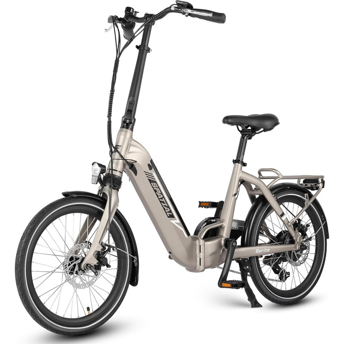 Електровелосипед SPATIAL E Bike Klappard 20 дюймів, 250W, 36V 374.4Wh, 7-швидкісний, LCD, для міста, для чоловіків та жінок