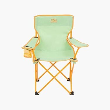 Складний стілець Highlander Kelburn, 64 x 56,5 x 39 см, сталь, м'ятно-зелений