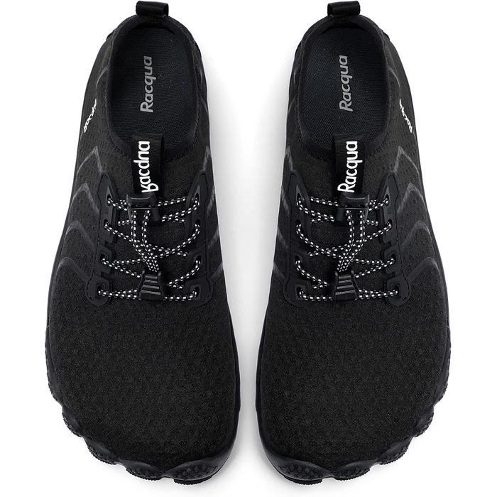 Чоловічі та жіночі водяні шльопанці з сітчастої тканини без шнурівків, 45 EU, Wz111eu, чорний