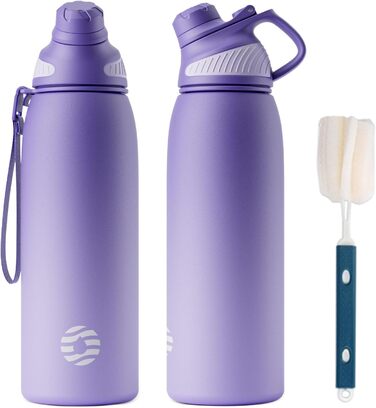 Термос-бутилка Fjbottle з нержавіючої сталі для води та напоїв, з магнітною кришкою, 1л/800мл/600мл/400мл/1500мл, без BPA, герметична, для дітей, газованих напоїв, школа, спорт, фітнес