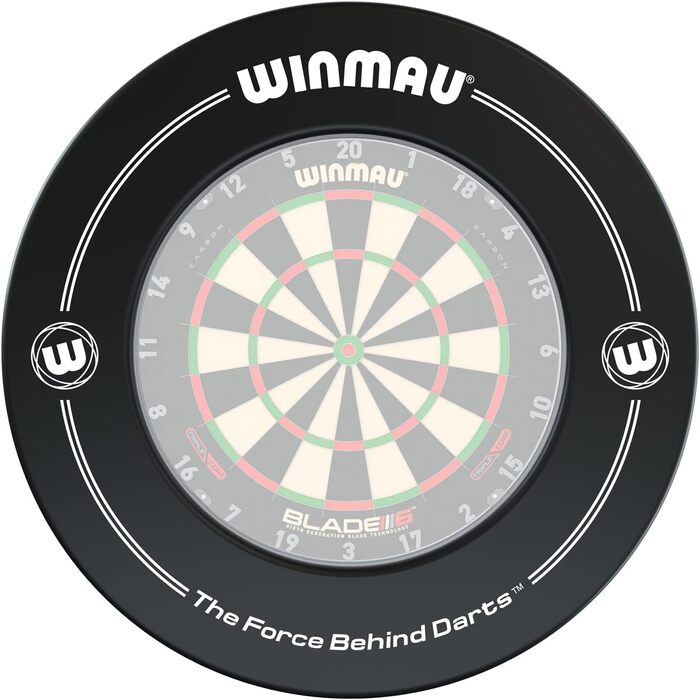 Захисне кільце для дартс Winmau, універсальний розмір, чорне