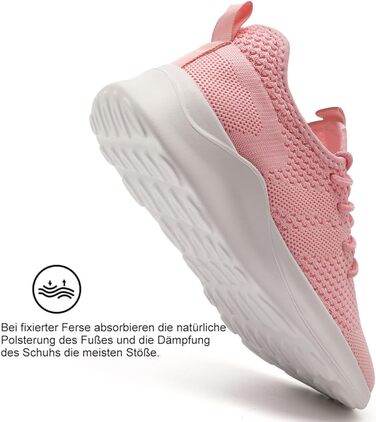 Жіночі кросівки для бігу та тенісу Damen Rosa 39 EU: Легкі, дихаючі, нековзні