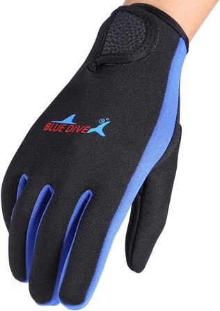 Рукавички для дайвінгу VGEBY1, 1 пара, 3 кольори, п'ятипалі неопренові рукавички для дайвінгу, снорклінгу, каякінгу, серфінгу та інших водних активностей, темно-синій L
