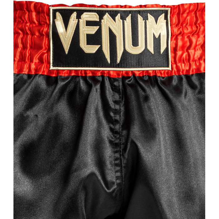 Шорти для тайського боксу Venum Classic Muay Thai (Червоний/Чорний/Золотий, S Slim)