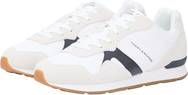 Кросівки Tommy Hilfiger Runner Icon Mix FM0FM05679 - низькі, 44 EU, білі
