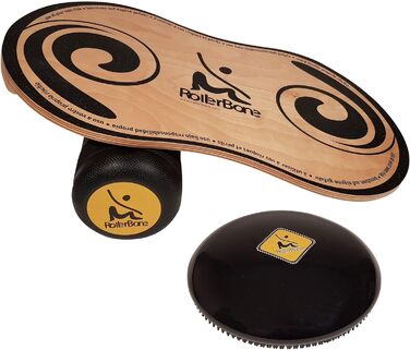 Балансборд RollerBone 1.0 Pro Set + Softpad для фітнесу, тренажер для балансу