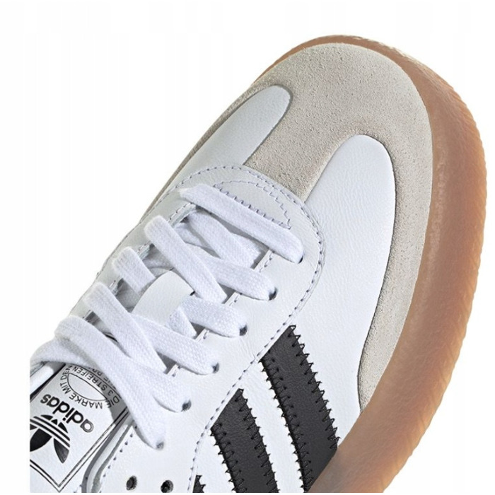 Жіночі кросівки adidas Sambae JI1349 білі, шкіряні, 38 2/3
