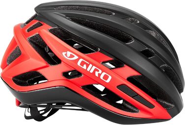 Велосипедний шолом Giro Agilis чорний/червоний, розмір S, матовий, 2024