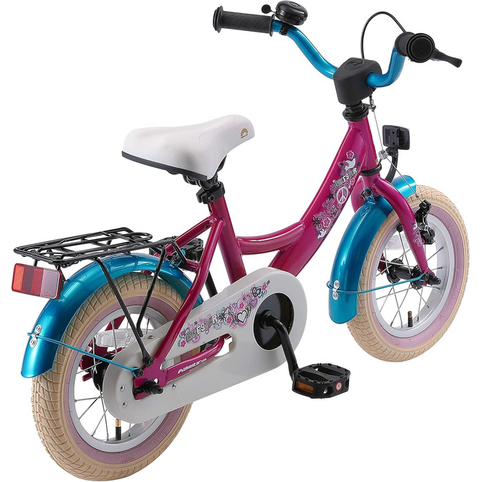 Дитячий велосипед BIKESTAR Classic 12 дюймів для дівчаток від 3 років