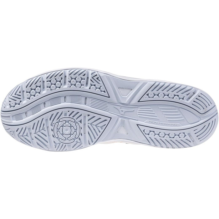 Жіночі волейбольні кросівки Mizuno Cyclone Speed 4 V1GC237000 білі, біло-фіолетові (42 EU)