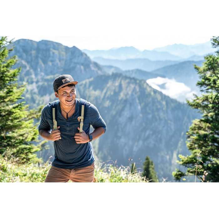 Унісекс кепка-снепбек Jumping Bird темно-сіра, вовняна бейсболка з регульованим розміром для активного відпочинку