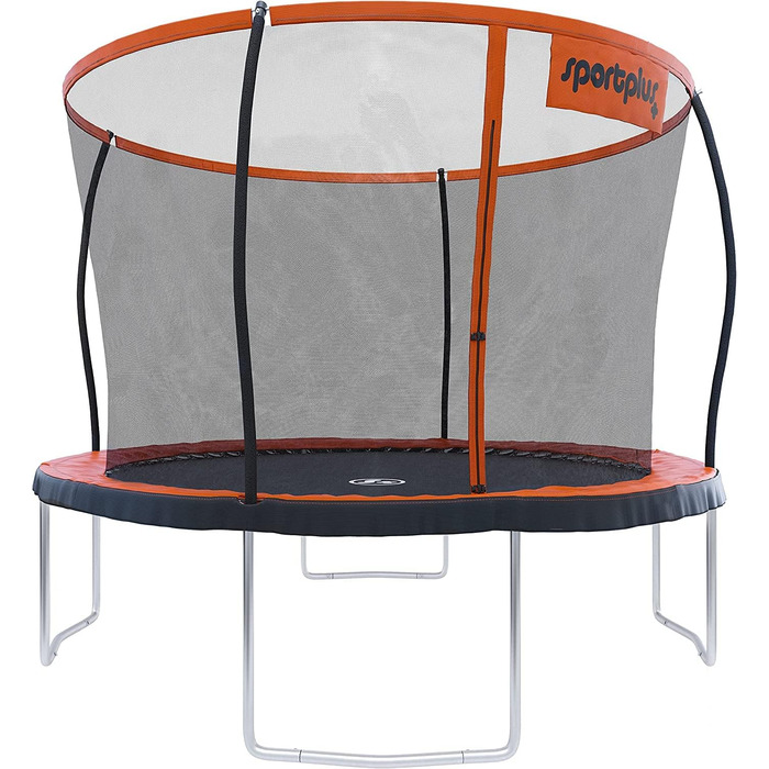 Трамплін SportPlus Outdoor 305/366 см: дитячий та дорослий, з захисним бортиком, сіткою, XL, сертифікат GS