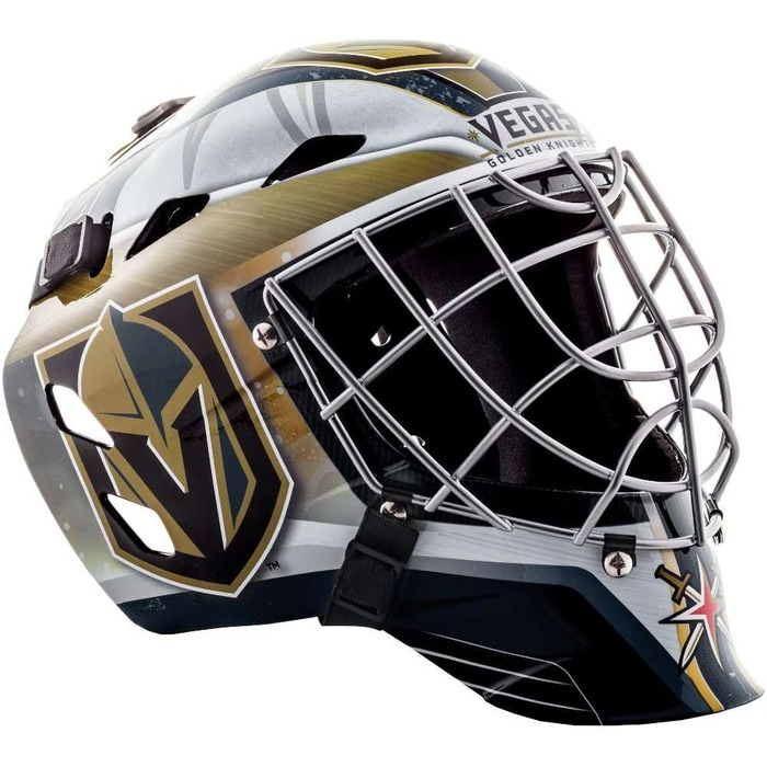 Дитяча хокейна воротарська маска Franklin Sports NHL Vegas Golden Knights для стріт-хокею, ліцензія, для підлітків