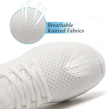 Жіночі кросівки ZGPWZWL: легкі літні спортивні взуття для бігу та повсякденного носіння, білі (37 EU)