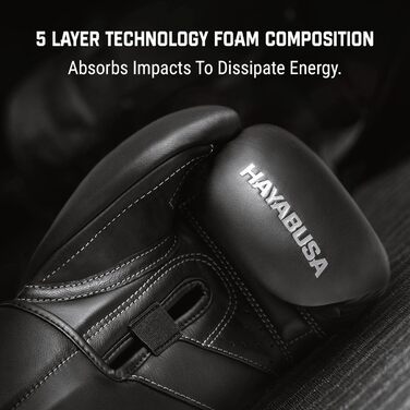 Боксерські рукавички Hayabusa T3 Kanpeki, 12 Oz, чорні