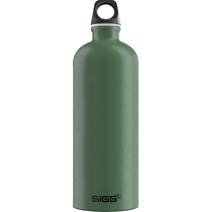 SIGG Алюмінієва пляшка для води Traveller, для газованих напоїв, герметична, легка, BPA-free, для туризму, 0.6/1/1.5 л, Швейцарія