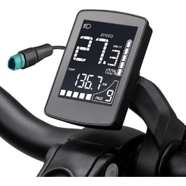 Дисплей BAFANG для електровелосипеда CAN, сумісний з моторами M620, M600, M560, M510, M420, велокомп'ютер з 0-9 PAS, CAN протокол DZ47