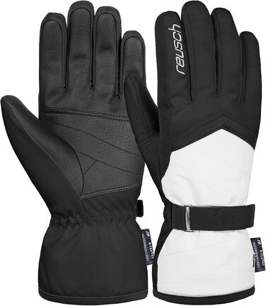 Жіночі рукавички Reusch Moni R-tex Xt, водонепроникні, теплі, дихаючі, чорні/білі, розмір 6
