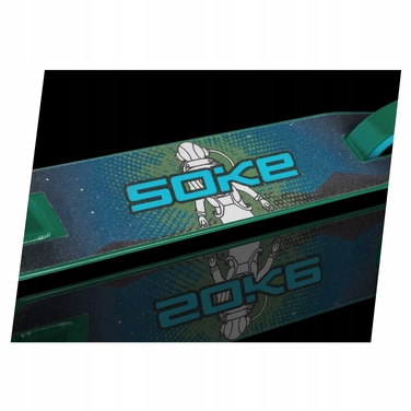 Трюковий самокат Soke GO! Легкий 2,9 кг ABEC-9 Stunt, зелено-блакитний