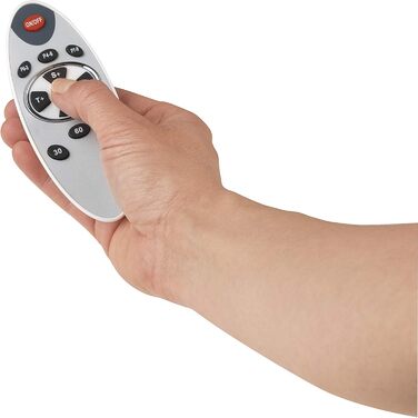 VITALmaxx Вібротренажер 200 Вт, 4-частини, блакитний, LCD-дисплей, пульт дистанційного керування, 99 рівнів вібрації, 9 програм, 3 зони вібрації, еспандери з ручками