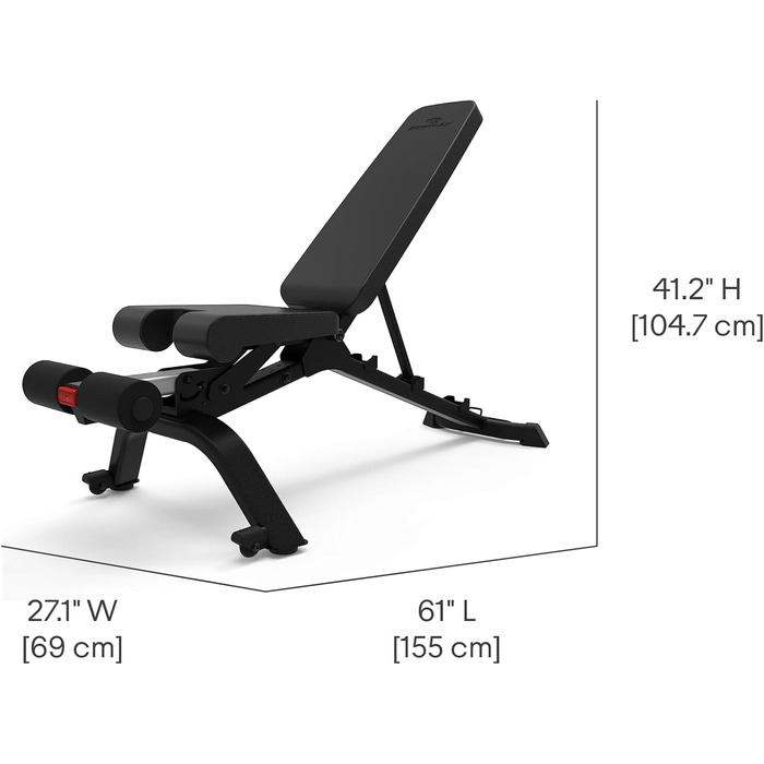 Регульована гантельна лава Bowflex SelectTech 3.1S, складана для дому
